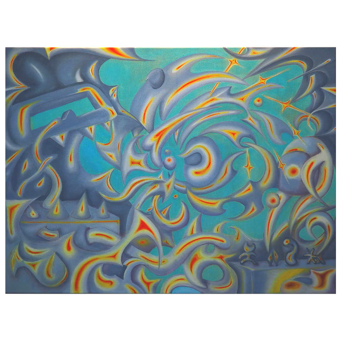 Too Close to the Sun by Carlo Valentino, Oil on Canvas